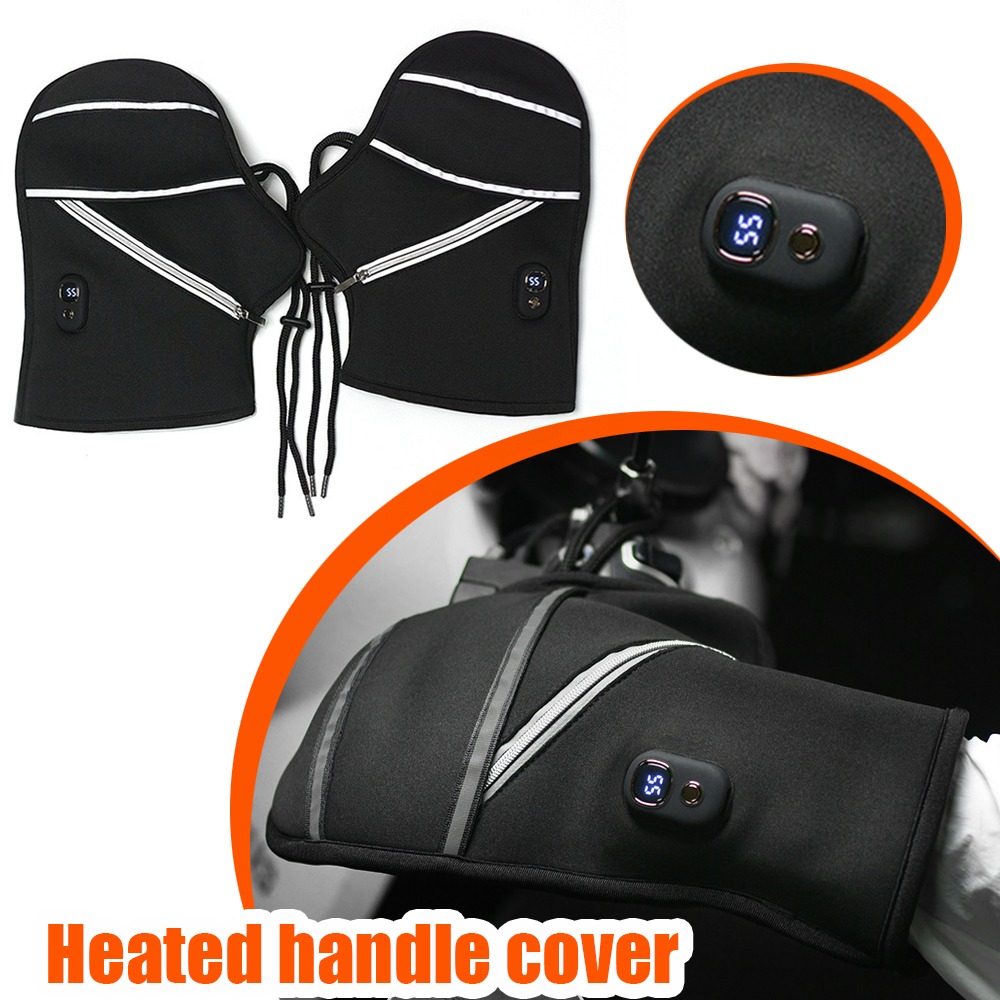 Heated Gloves Electric - 오토바이 핸들바 커버 겨울용 전자 가열